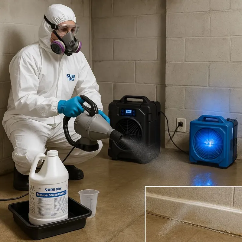 Sanitization and Odor Removal process in Hemlock Farms, PA