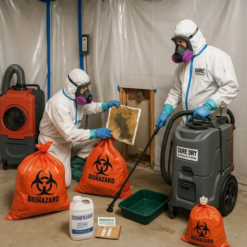 Contaminated Water Handling Protocols process in Hemlock Farms, PA