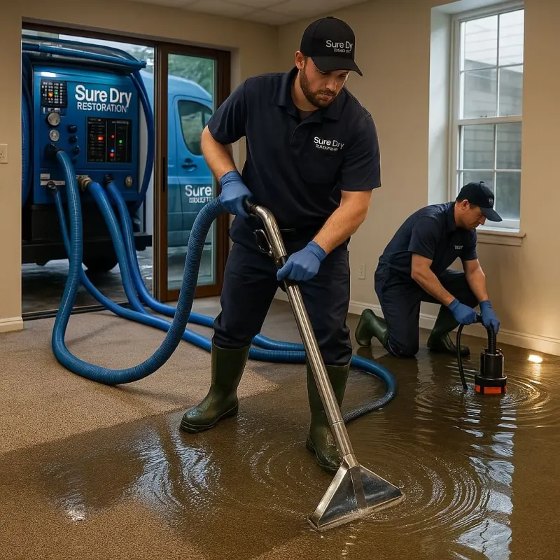 Water Extraction and Removal process in Hemlock Farms, PA